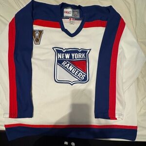 Vintage Hockey Jersey - Blue, Red, White